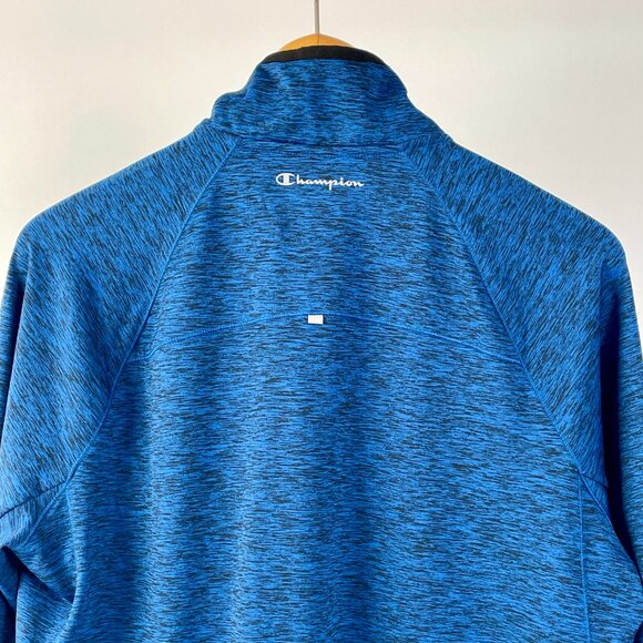NEW Champion Full Zip Warm Up Athletic Jacket, Royal Blue/Black, Size M - Picture 5 of 8
